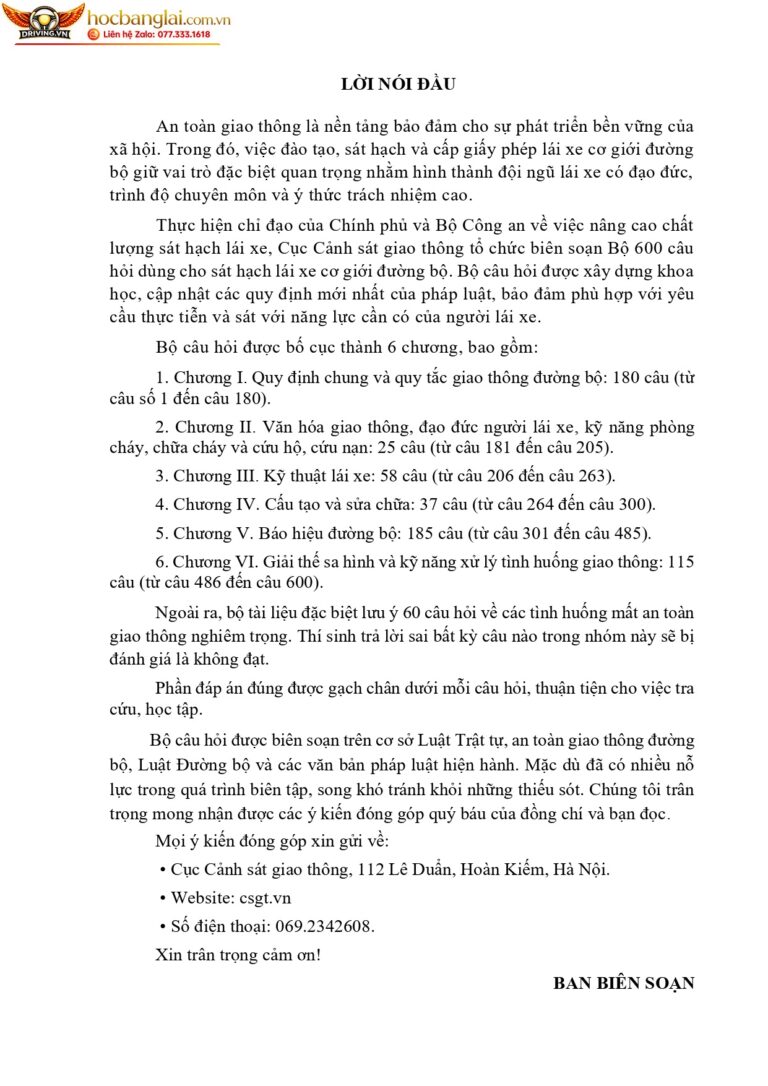 bộ 600 câu hỏi dùng cho sát hạch lái xe cơ giới đường bộ (1) page 0003