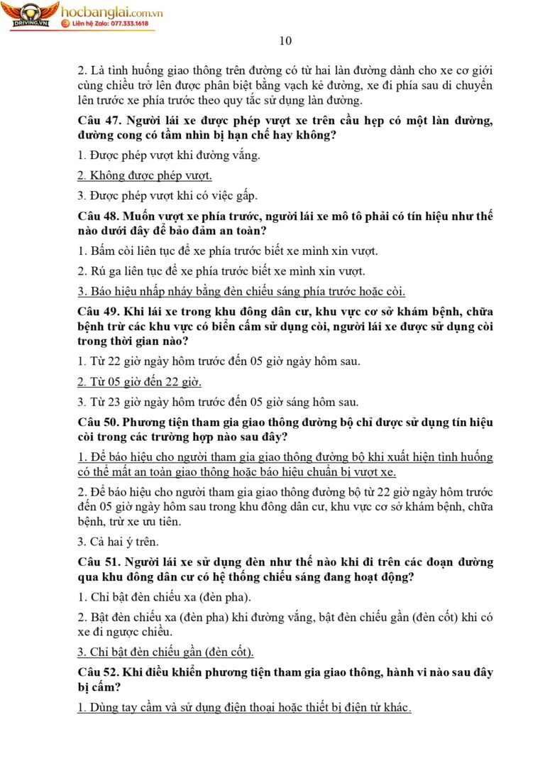 bộ 600 câu hỏi dùng cho sát hạch lái xe cơ giới đường bộ (1) page 0014