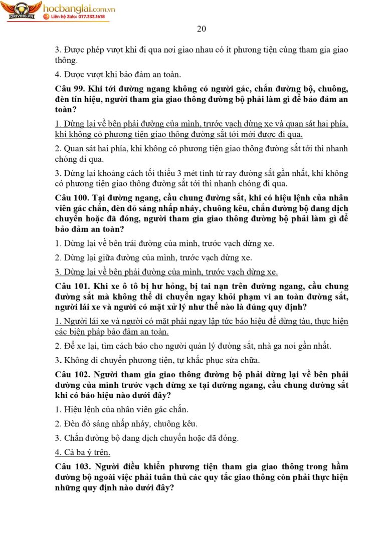 bộ 600 câu hỏi dùng cho sát hạch lái xe cơ giới đường bộ (1) page 0024