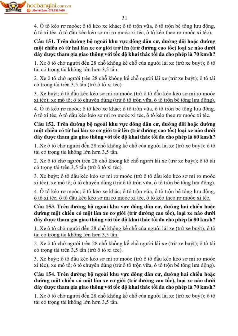 bộ 600 câu hỏi dùng cho sát hạch lái xe cơ giới đường bộ (1) page 0035