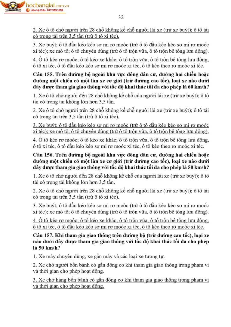 bộ 600 câu hỏi dùng cho sát hạch lái xe cơ giới đường bộ (1) page 0036