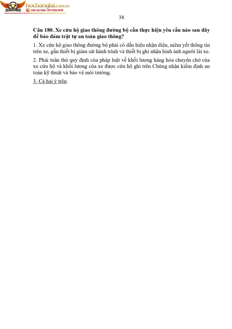 bộ 600 câu hỏi dùng cho sát hạch lái xe cơ giới đường bộ (1) page 0042