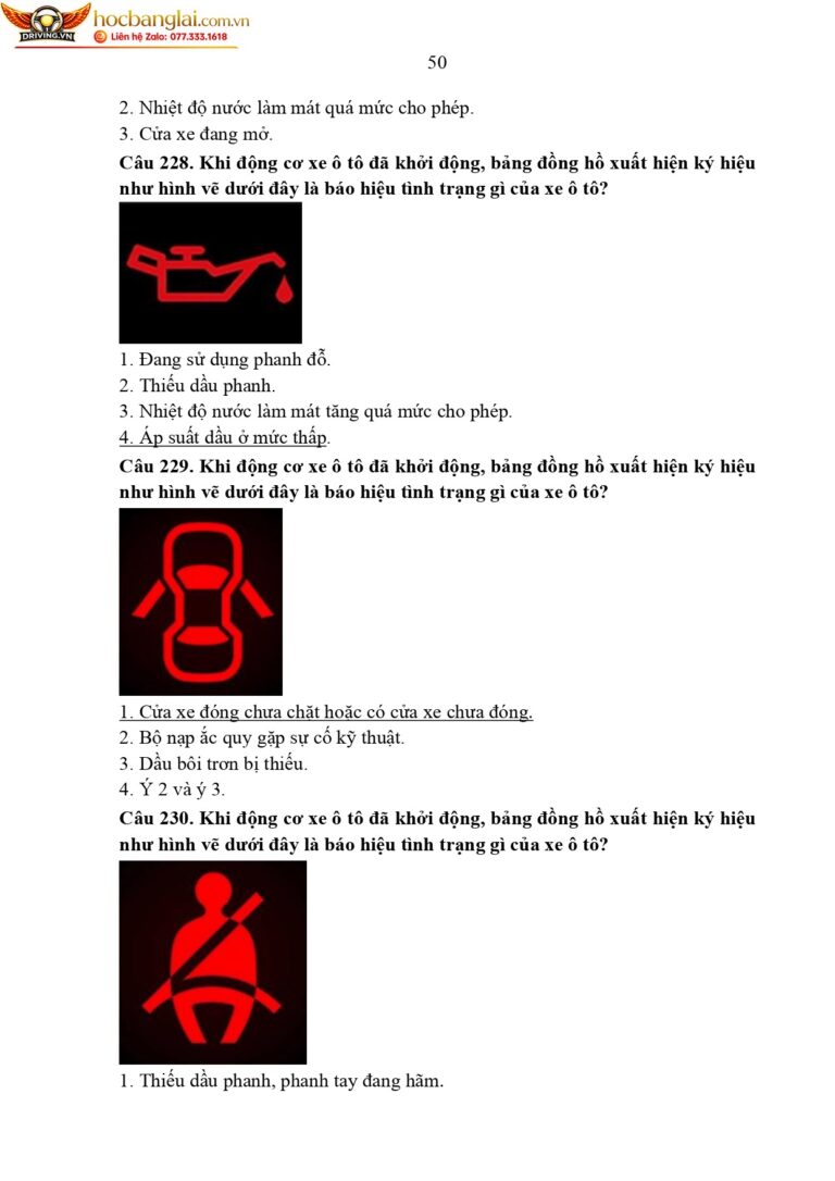 bộ 600 câu hỏi dùng cho sát hạch lái xe cơ giới đường bộ (1) page 0054