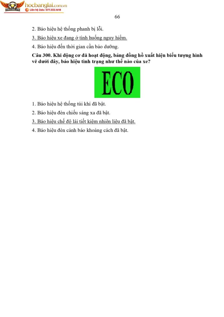bộ 600 câu hỏi dùng cho sát hạch lái xe cơ giới đường bộ (1) page 0070
