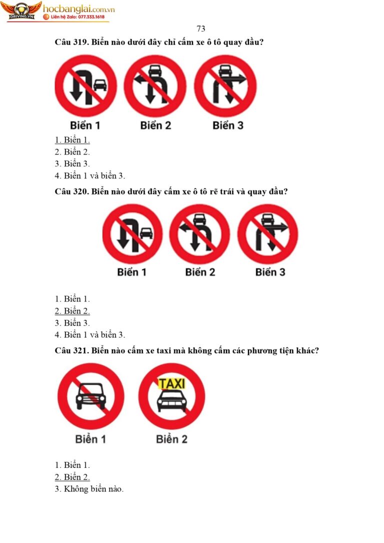 bộ 600 câu hỏi dùng cho sát hạch lái xe cơ giới đường bộ (1) page 0077