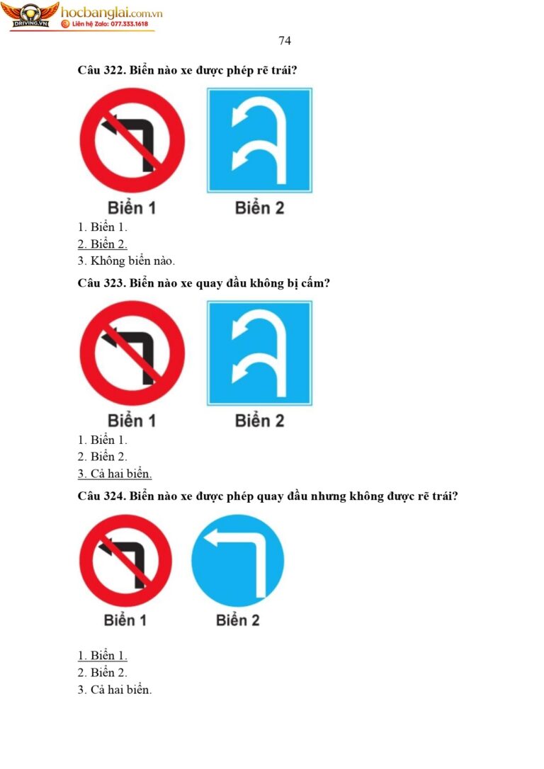 bộ 600 câu hỏi dùng cho sát hạch lái xe cơ giới đường bộ (1) page 0078