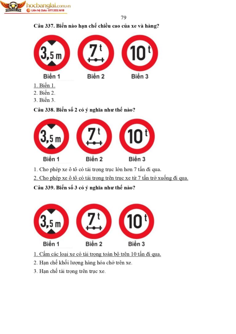 bộ 600 câu hỏi dùng cho sát hạch lái xe cơ giới đường bộ (1) page 0083