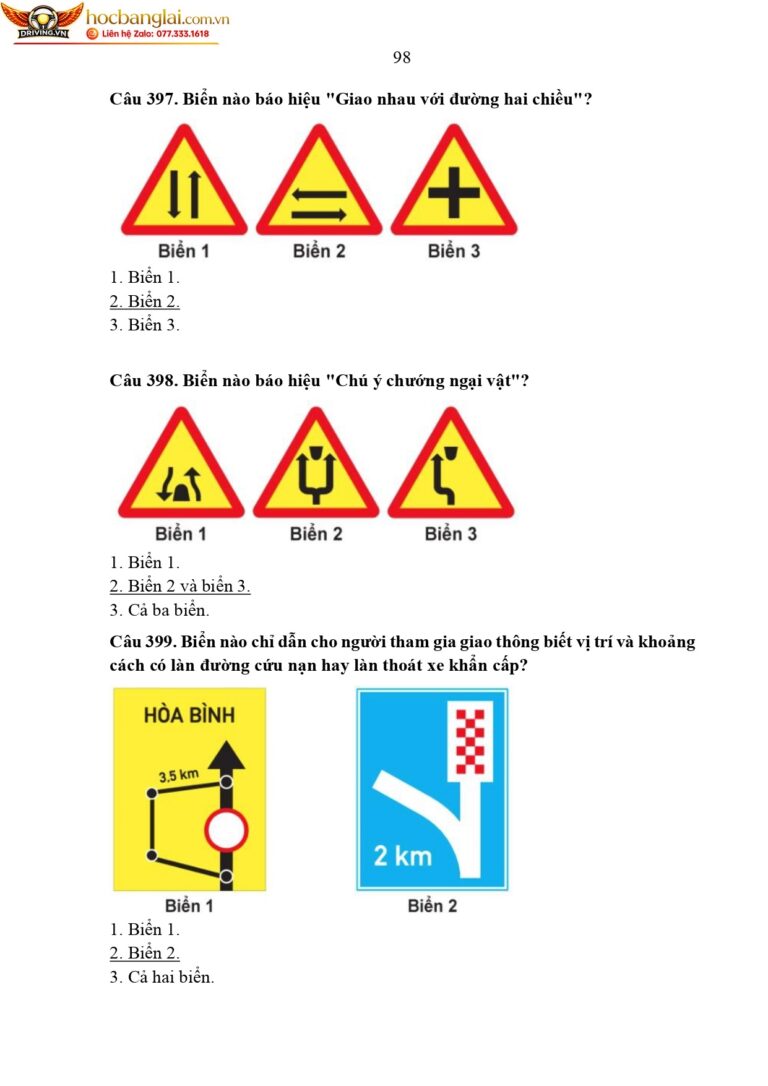 bộ 600 câu hỏi dùng cho sát hạch lái xe cơ giới đường bộ (1) page 0102
