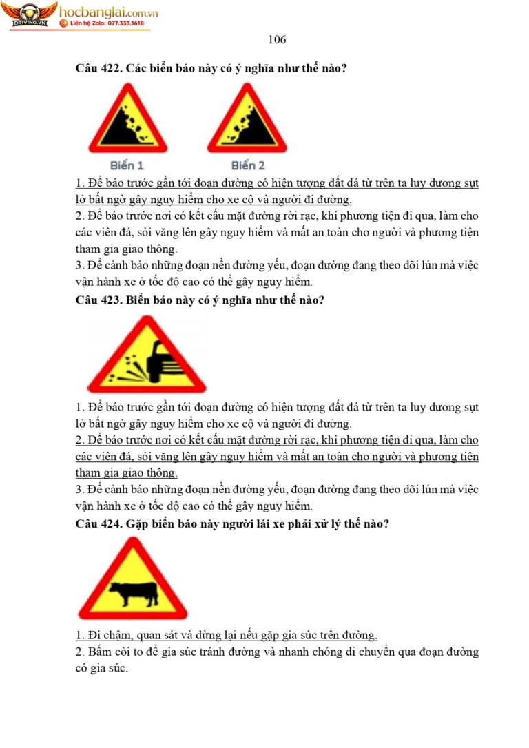 bộ 600 câu hỏi dùng cho sát hạch lái xe cơ giới đường bộ (1) page 0110