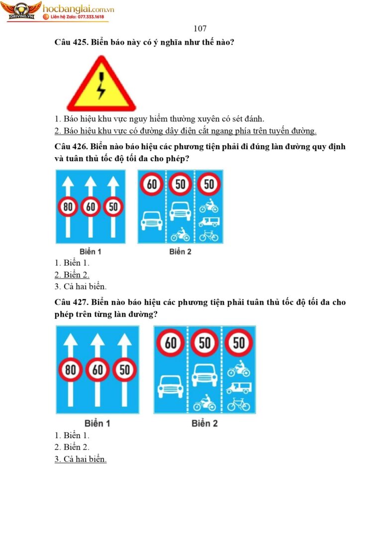 bộ 600 câu hỏi dùng cho sát hạch lái xe cơ giới đường bộ (1) page 0111