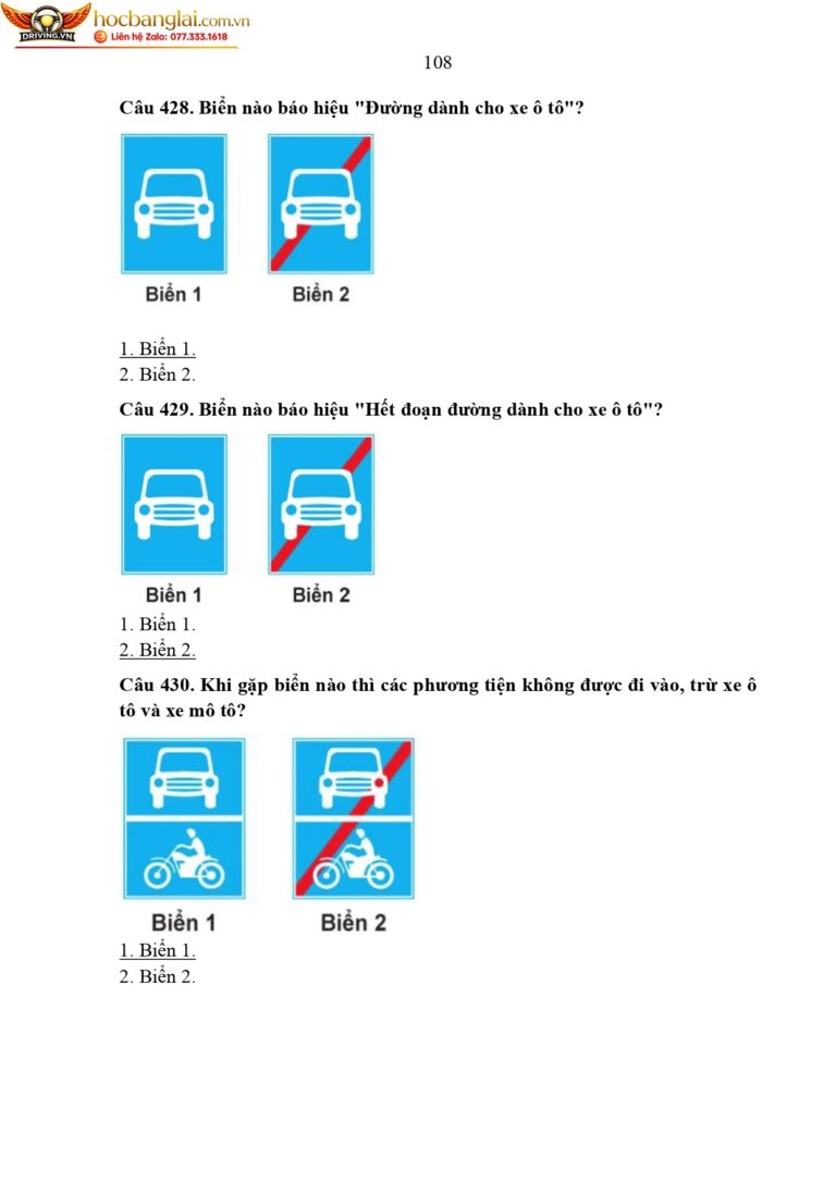 bộ 600 câu hỏi dùng cho sát hạch lái xe cơ giới đường bộ (1) page 0112