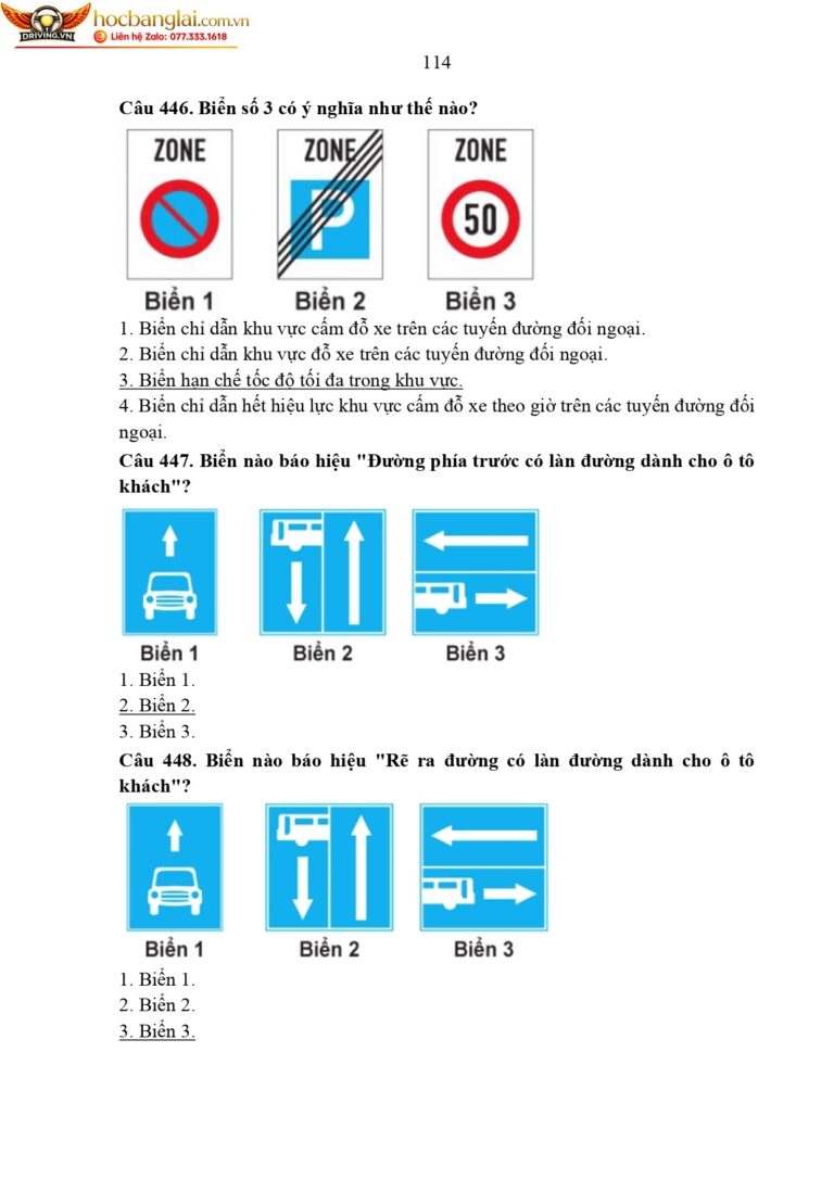 bộ 600 câu hỏi dùng cho sát hạch lái xe cơ giới đường bộ (1) page 0118