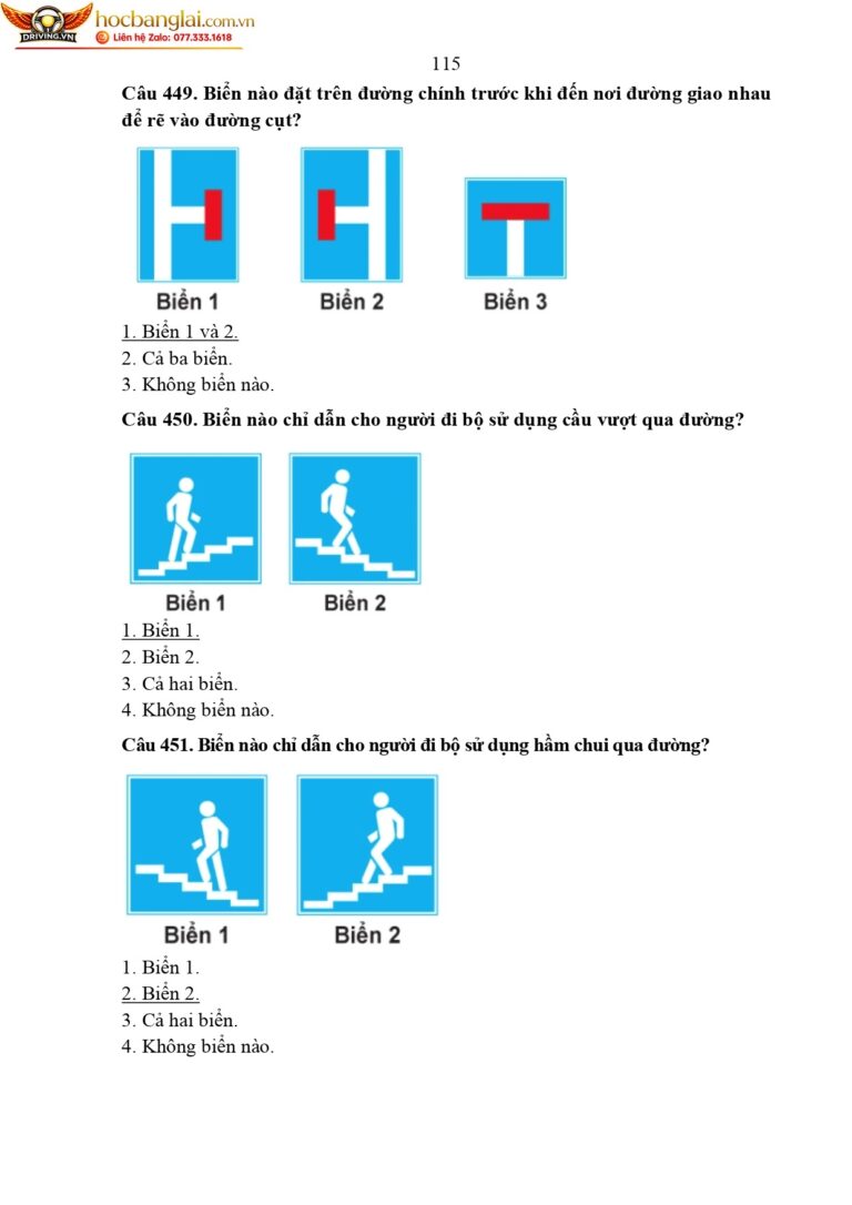 bộ 600 câu hỏi dùng cho sát hạch lái xe cơ giới đường bộ (1) page 0119
