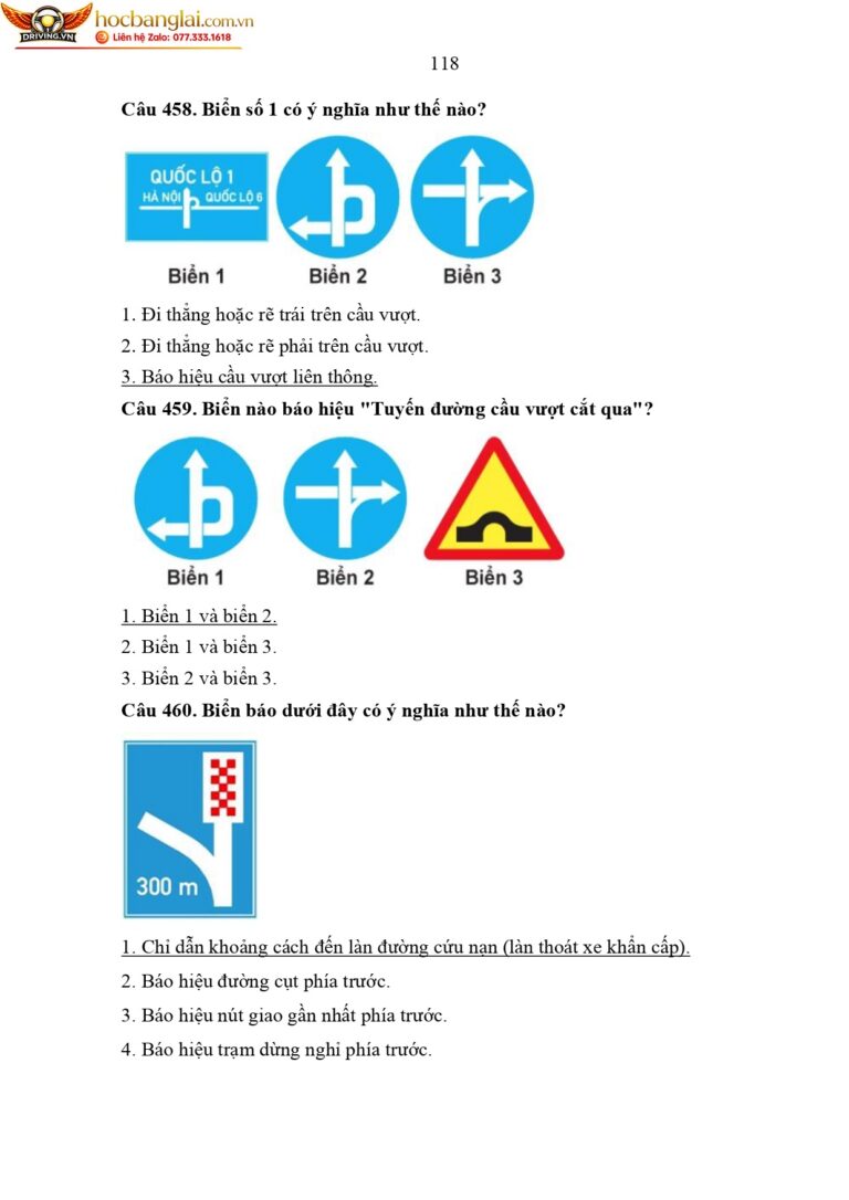 bộ 600 câu hỏi dùng cho sát hạch lái xe cơ giới đường bộ (1) page 0122