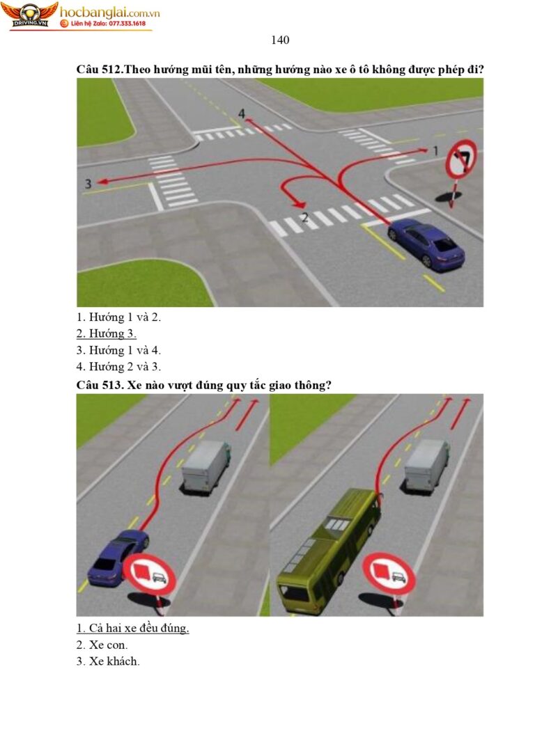 bộ 600 câu hỏi dùng cho sát hạch lái xe cơ giới đường bộ (1) page 0144