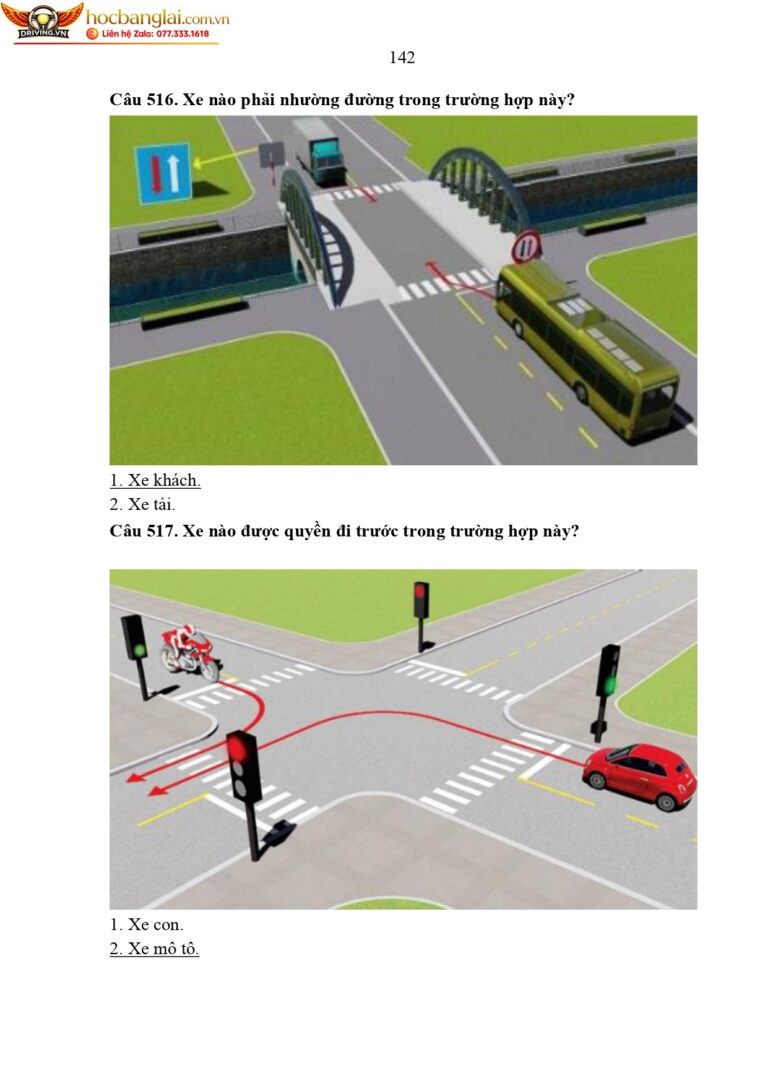 bộ 600 câu hỏi dùng cho sát hạch lái xe cơ giới đường bộ (1) page 0146