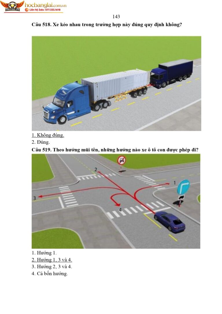 bộ 600 câu hỏi dùng cho sát hạch lái xe cơ giới đường bộ (1) page 0147