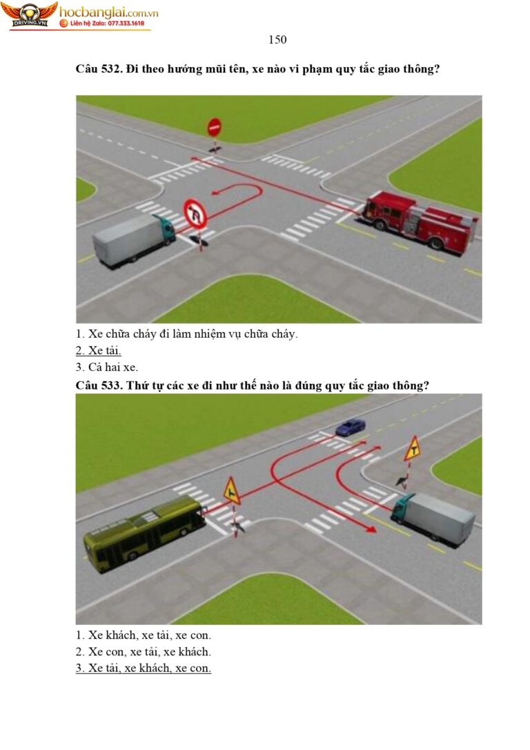 bộ 600 câu hỏi dùng cho sát hạch lái xe cơ giới đường bộ (1) page 0154