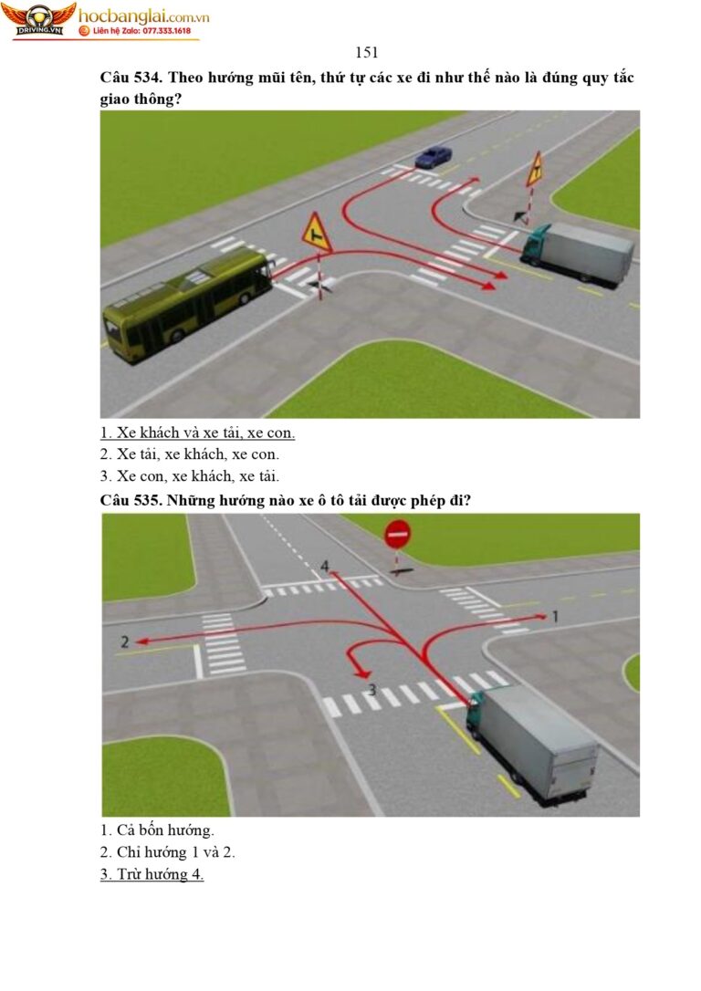 bộ 600 câu hỏi dùng cho sát hạch lái xe cơ giới đường bộ (1) page 0155
