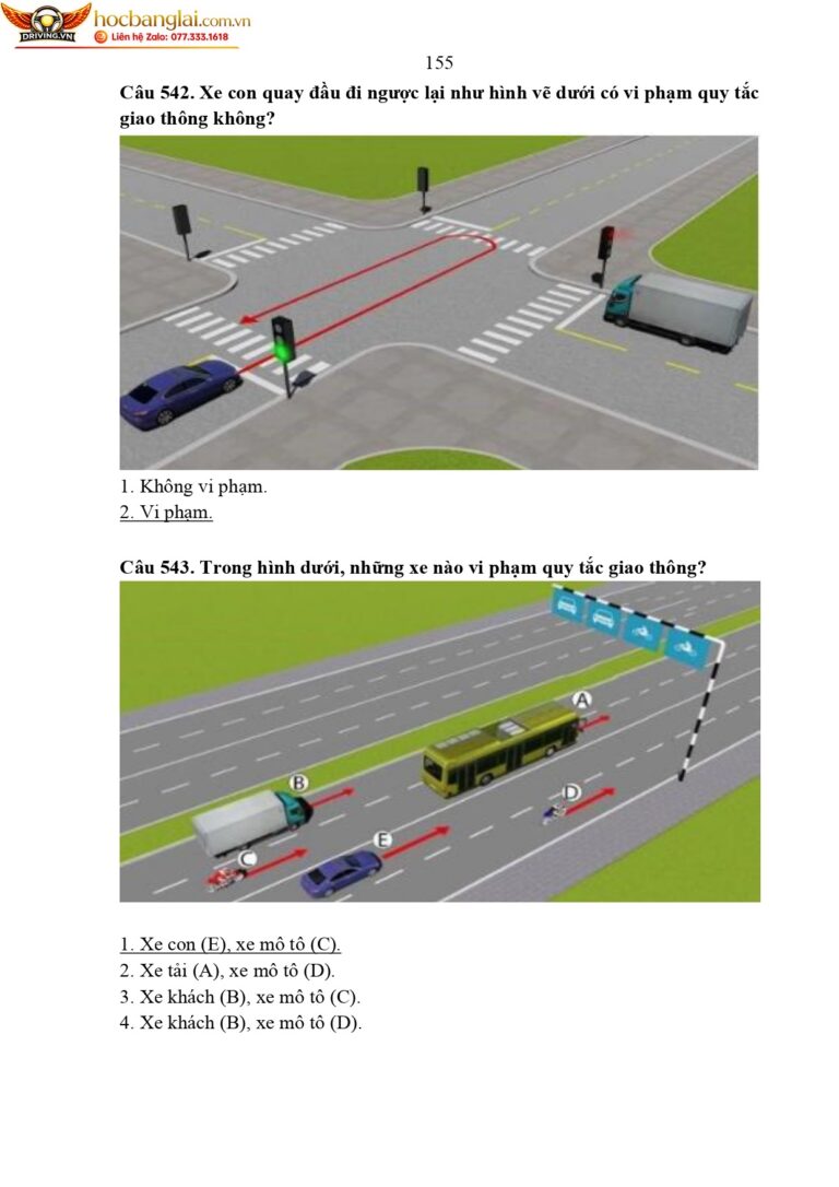 bộ 600 câu hỏi dùng cho sát hạch lái xe cơ giới đường bộ (1) page 0159