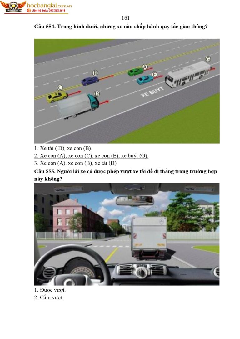 bộ 600 câu hỏi dùng cho sát hạch lái xe cơ giới đường bộ (1) page 0165