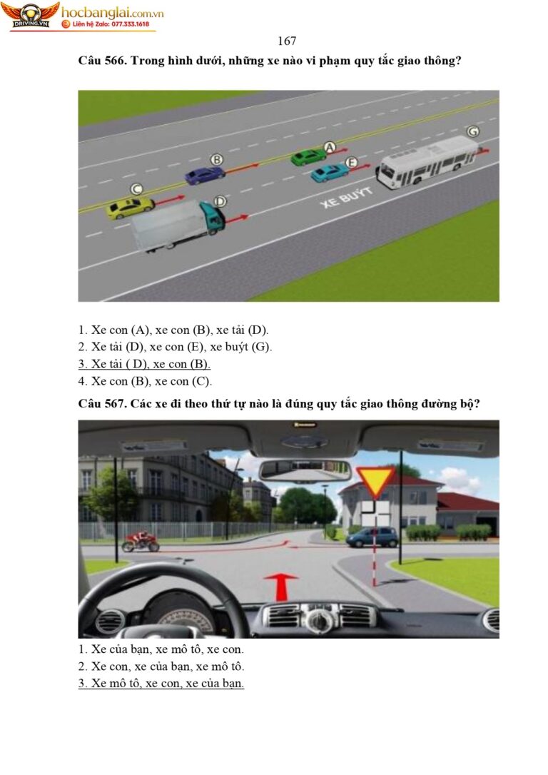 bộ 600 câu hỏi dùng cho sát hạch lái xe cơ giới đường bộ (1) page 0171